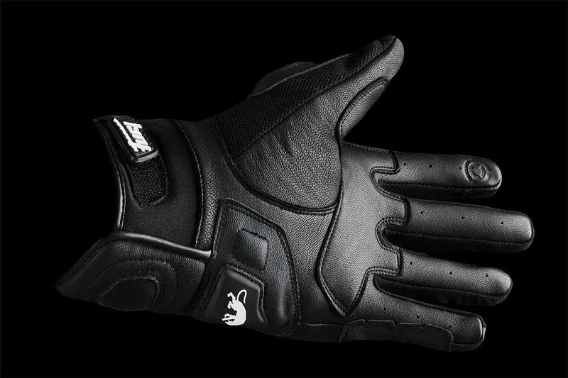 Gants Moto Cuir Homme Furygan WACO EVO 2 Noir-Blanc | Été