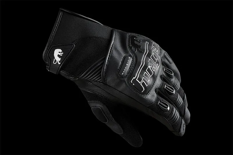 Gants Moto Cuir Homme Furygan WACO EVO 2 Noir-Blanc | Été