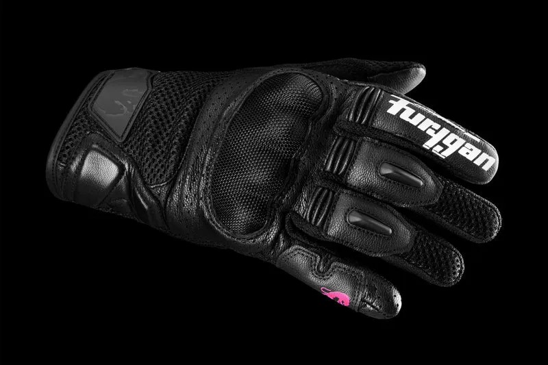 Gants Moto Cuir Femme Furygan TD12 LADY EVO Noir | Été