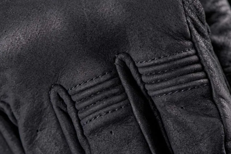 Gants Moto Cuir Femme Furygan TD VINTAGE LADY D3O® Noir | Été
