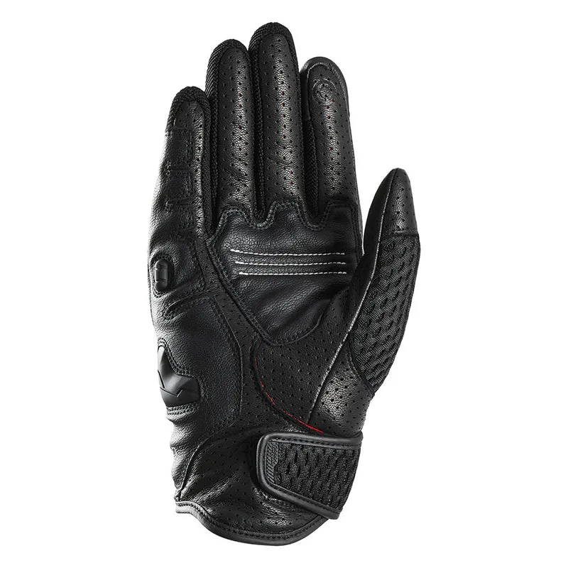 Gants Moto Cuir Homme Furygan TD AIR Noir-Blanc | Été