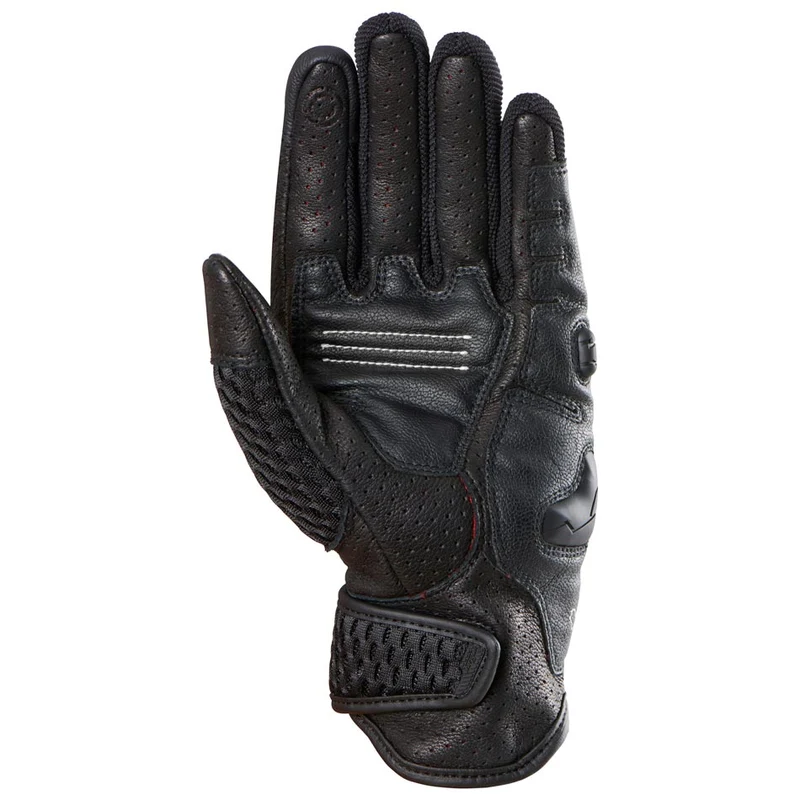 Gants Moto Cuir Femme Furygan TD AIR LADY Noir-Blanc | Été