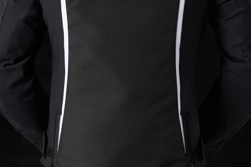 Blouson Moto Femme Furygan ODESSA Noir-Blanc — CE AA