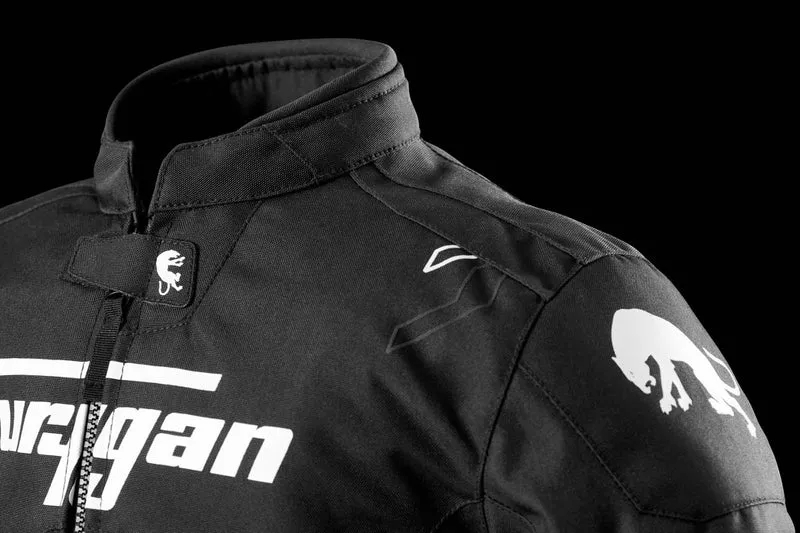 Blouson Moto Enfant Furygan NEON KID Noir-Blanc-Anthracite — CE AA