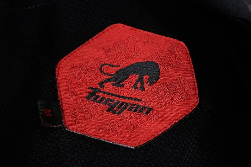 Blouson Moto Femme Furygan MYSTIC EVO VENTED Noir-Rouge — CE A | Été