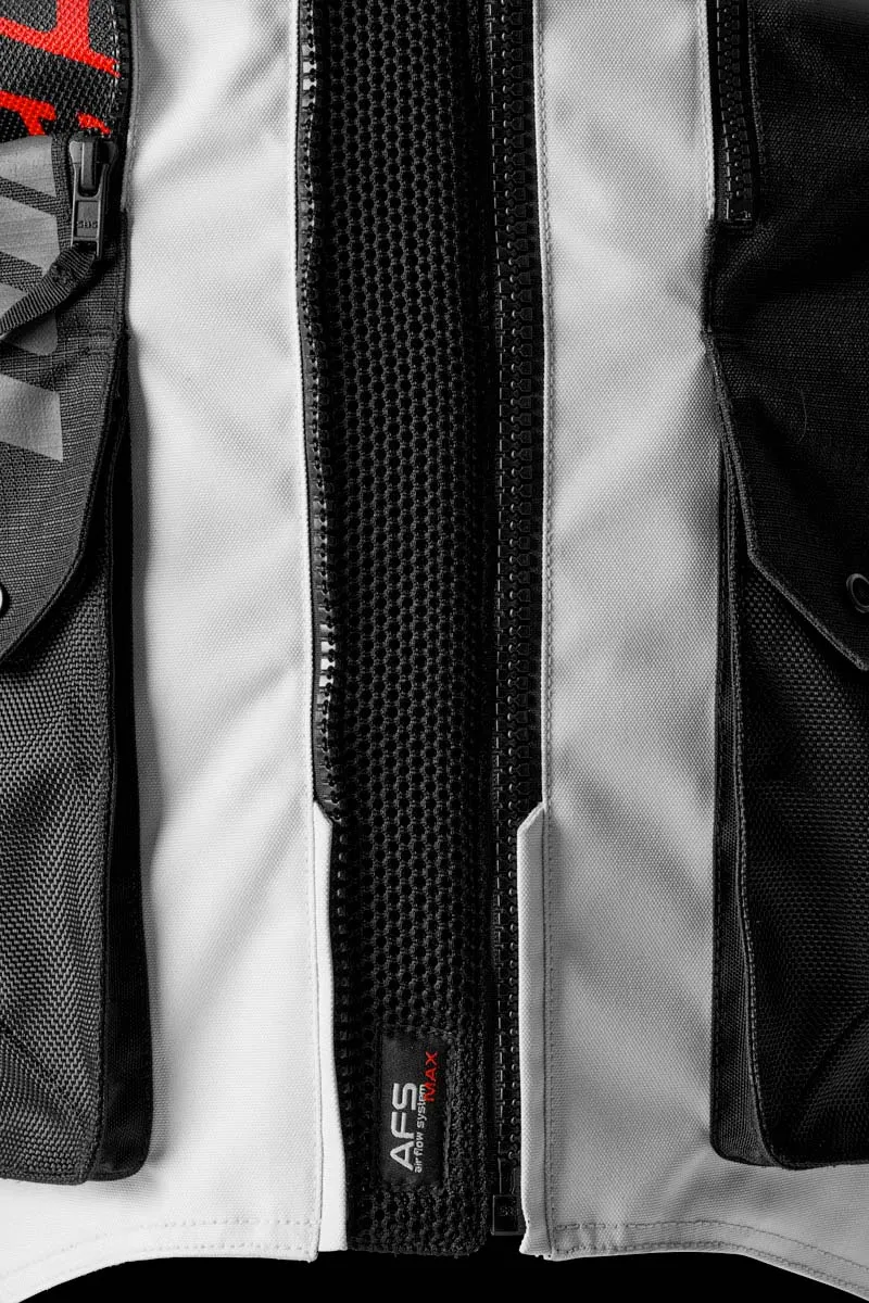Blouson Moto Homme Furygan MONTROC KEVLAR® PRIMALOFT® 3IN1+ Noir-Pearl-Rouge — CE AA