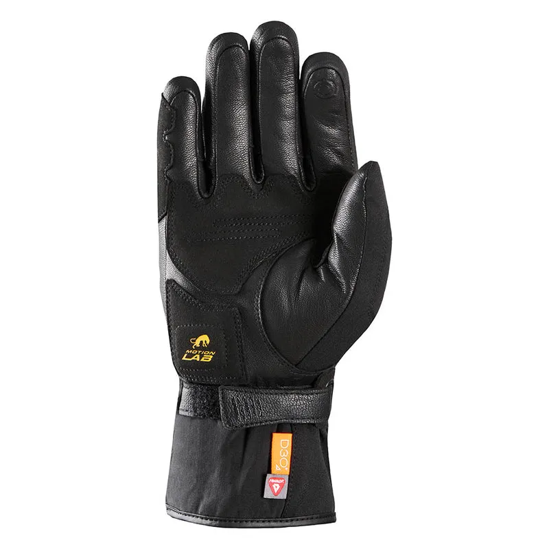 Gants Moto Cuir Femme Furygan OSLO D3O® PRIMALOFT® LADY Noir-Or | Hiver