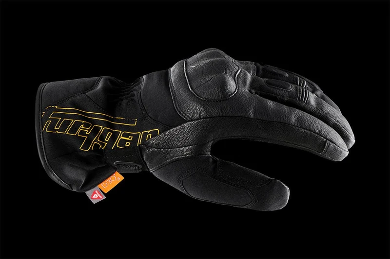 Gants Moto Cuir Femme Furygan OSLO D3O® PRIMALOFT® LADY Noir-Or | Hiver