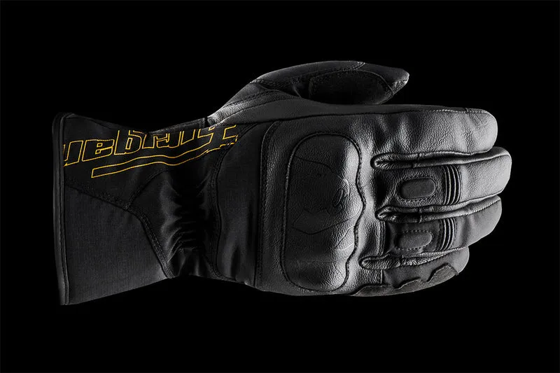 Gants Moto Cuir Femme Furygan OSLO D3O® PRIMALOFT® LADY Noir-Or | Hiver