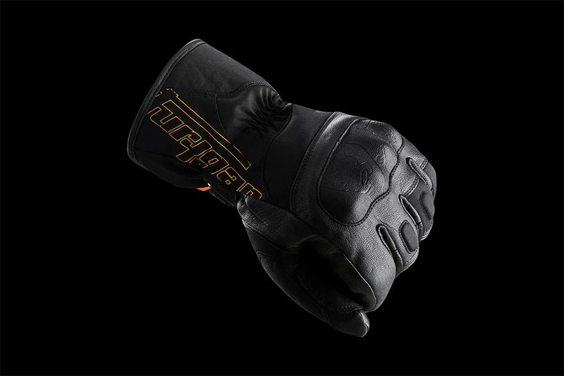 Gants Moto Cuir Femme Furygan OSLO D3O® PRIMALOFT® LADY Noir-Or | Hiver