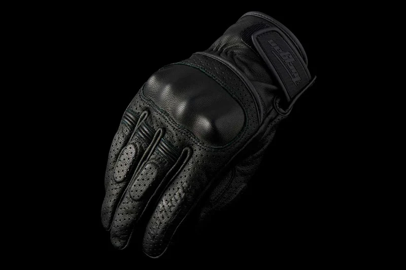Gants Moto Cuir Femme Furygan LR JET LADY VENTED D3O® Noir | Été