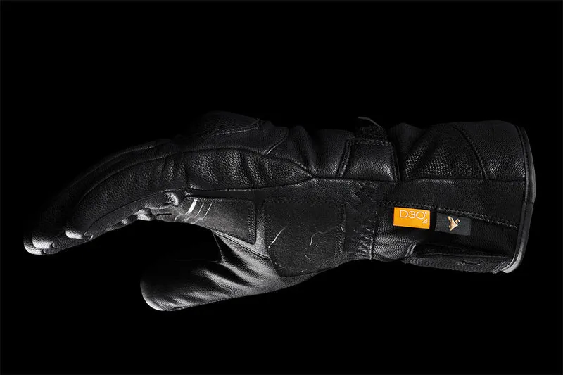 Gants Moto Cuir Homme Furygan LAND ULTRA DK D3O® Noir | Hiver