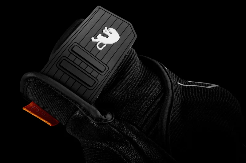 Gants Moto Cuir Homme Furygan JET NEON D3O® Noir-Blanc | Été