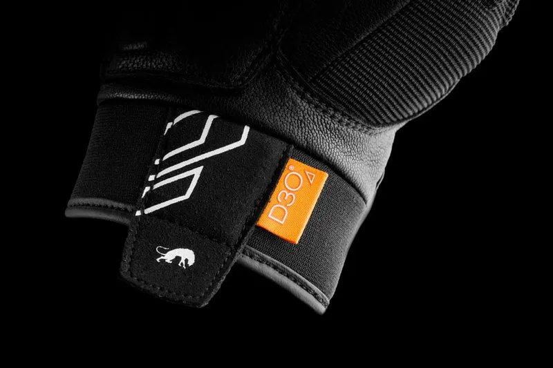 Gants Moto Cuir Homme Furygan JET NEON D3O® Noir-Blanc | Été