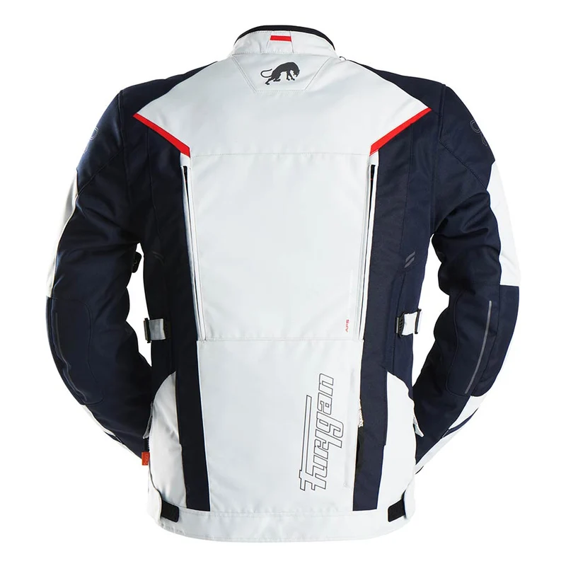 Blouson Moto Homme Furygan BROOKS Pearl-Bleu — CE AA