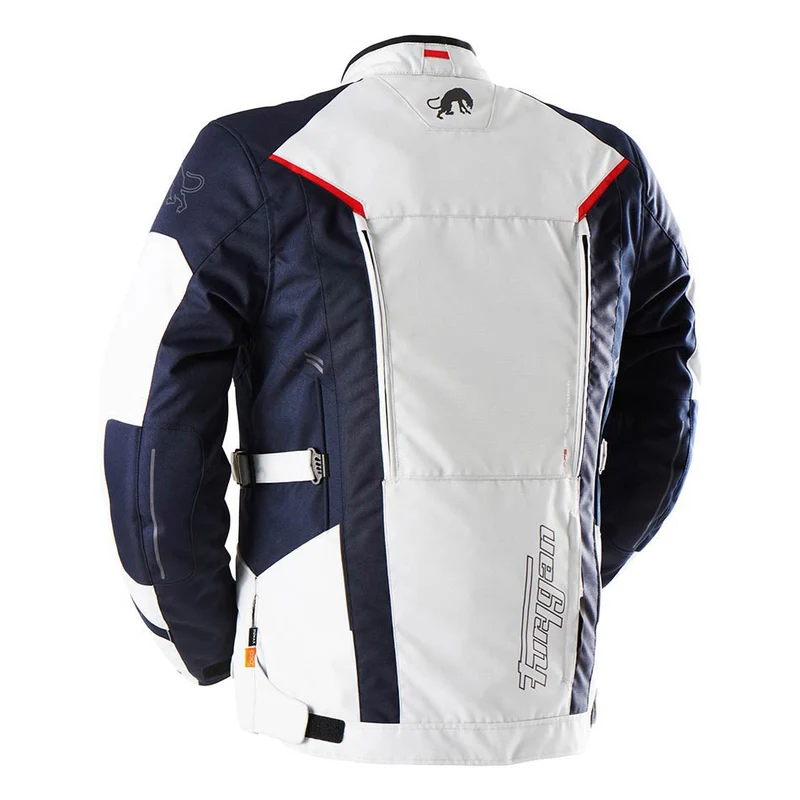 Blouson Moto Homme Furygan BROOKS Pearl-Bleu — CE AA
