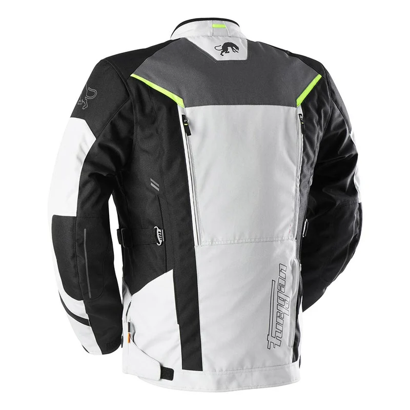 Blouson Moto Homme Furygan BROOKS Noir-Pearl-Anthra-Stab — CE AA