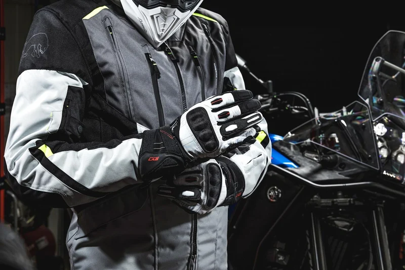 Blouson Moto Homme Furygan BROOKS Noir-Pearl-Anthra-Stab — CE AA