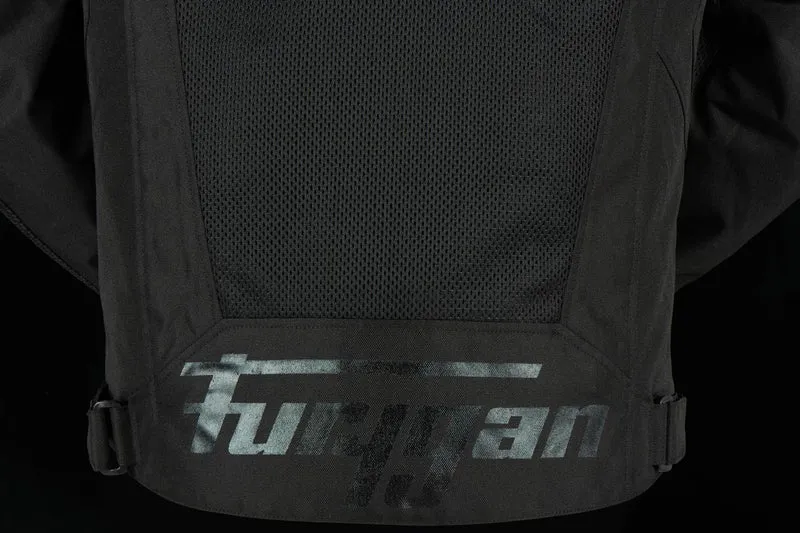 Blouson Moto Homme Furygan ATOM VENTED EVO Noir-Noir — CE A | Été