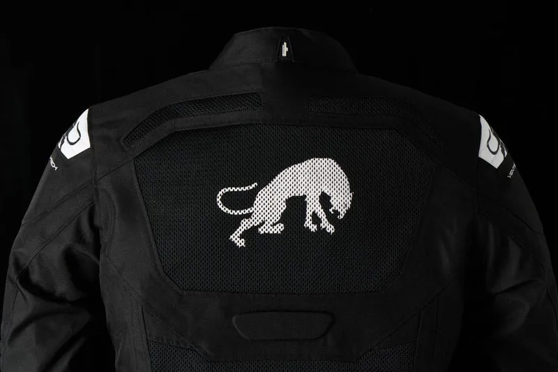 Blouson Moto Homme Furygan ATOM VENTED EVO Noir-Blanc — CE A | Été