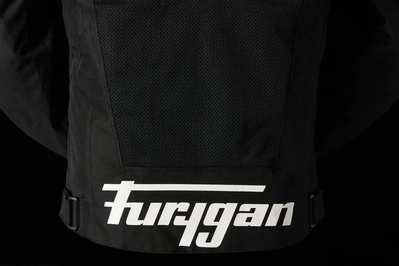 Blouson Moto Homme Furygan ATOM VENTED EVO Noir-Blanc — CE A | Été