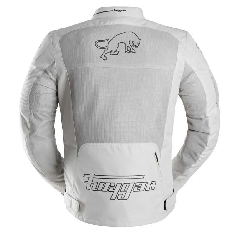 Blouson Moto Homme Furygan AQUILON Pearl-Gris — CE A | Été