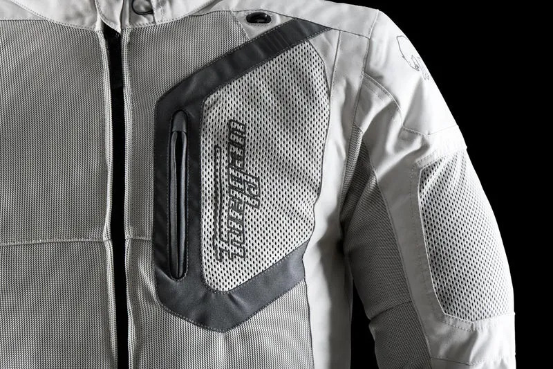 Blouson Moto Homme Furygan AQUILON Pearl-Gris — CE A | Été