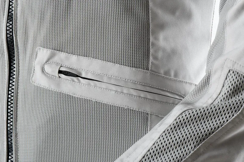 Blouson Moto Homme Furygan AQUILON Pearl-Gris — CE A | Été