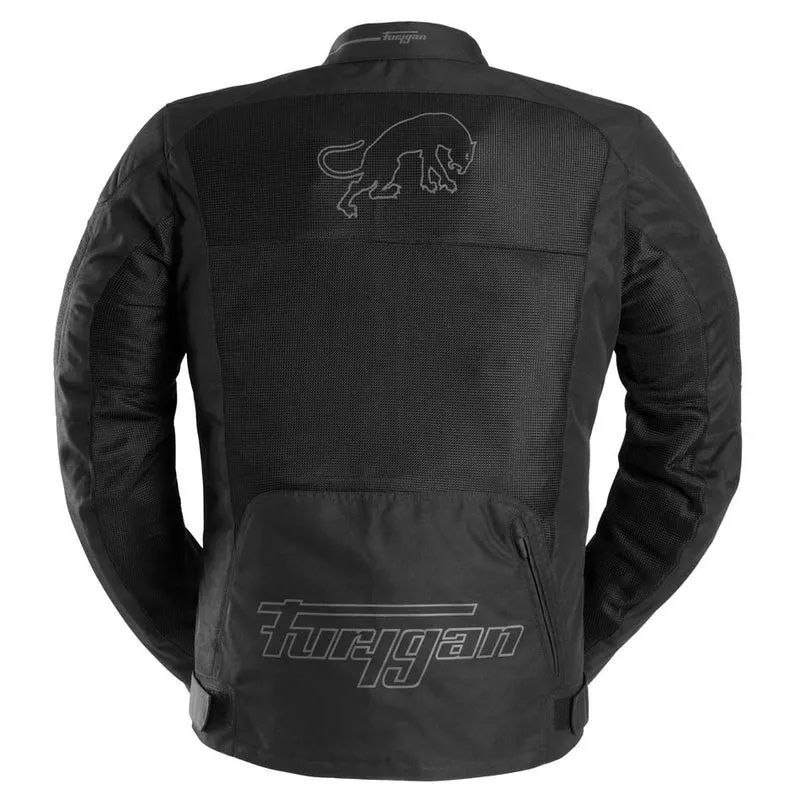 Blouson Moto Homme Furygan AQUILON Noir-Gris — CE A | Été