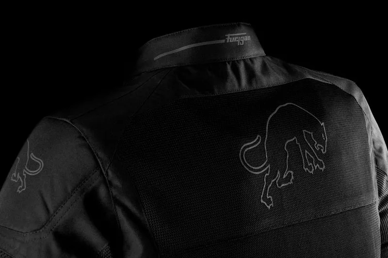 Blouson Moto Homme Furygan AQUILON Noir-Gris — CE A | Été