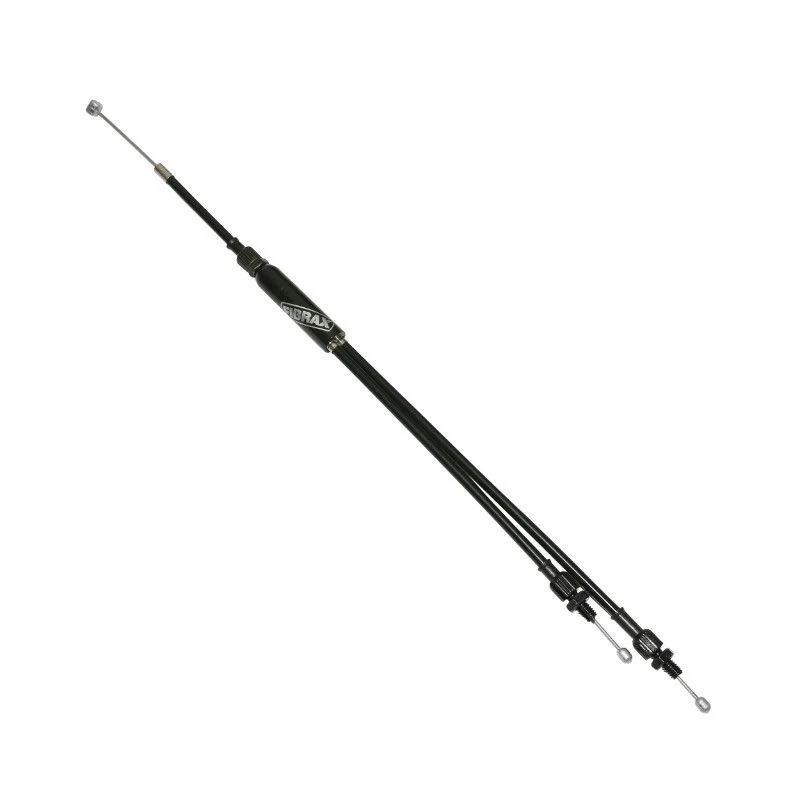 TRANSMISSION FREIN VELO BMX FIBRAX SUPERIEUR DU LEVIER AU ROTOR (CABLE+GAINE) 475mm -FILETAGE 6+7mm