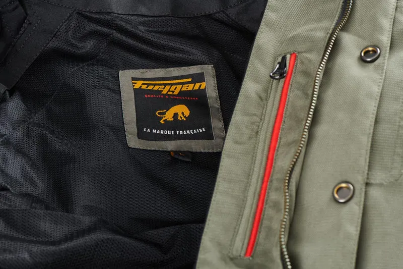 Blouson Moto Homme Furygan MARLON X KEVLAR® Kaki — CE AA