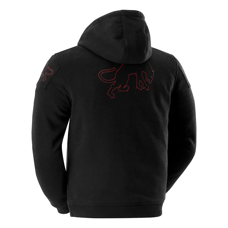 Blouson Moto Homme Furygan LIVIO X KEVLAR® Noir-Rouge — CE AA