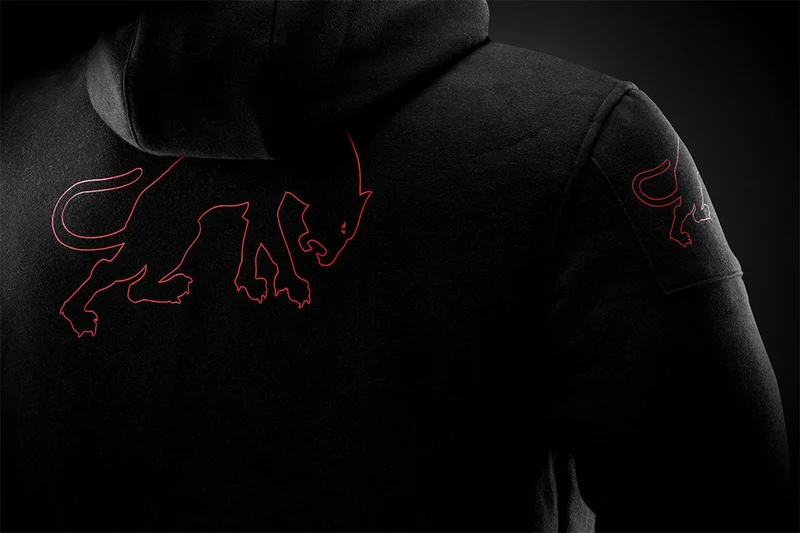 Blouson Moto Homme Furygan LIVIO X KEVLAR® Noir-Rouge — CE AA