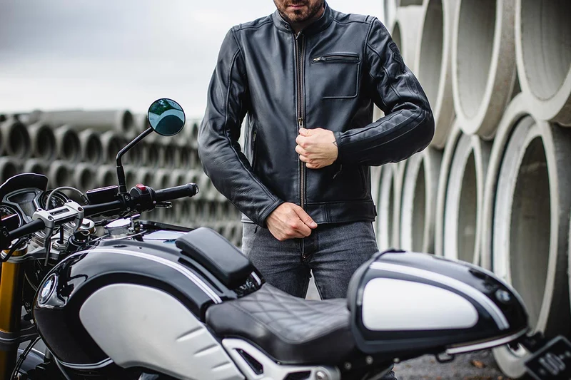 Blouson Cuir Homme Furygan L'AUDACIEUX — CE A Noir