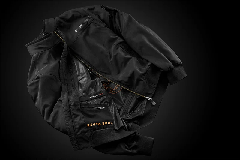 Blouson Moto Homme Furygan KENYA 3 Noir — CE A