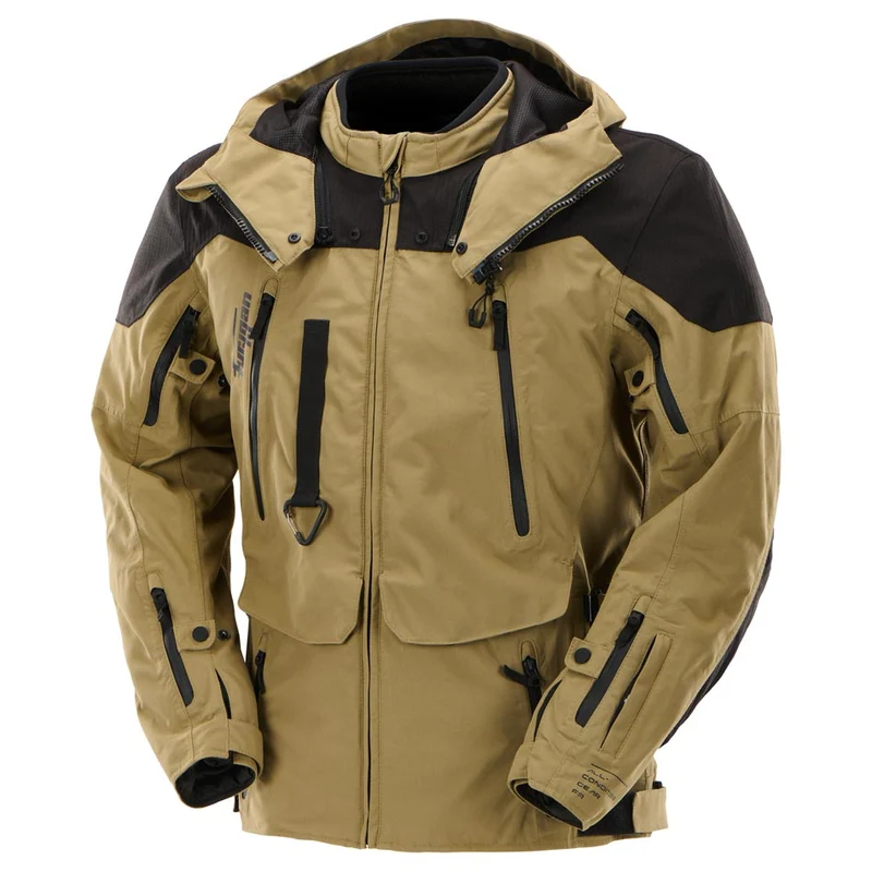 Blouson Moto Homme Furygan KALAHARI Sable-Noir — CE AA