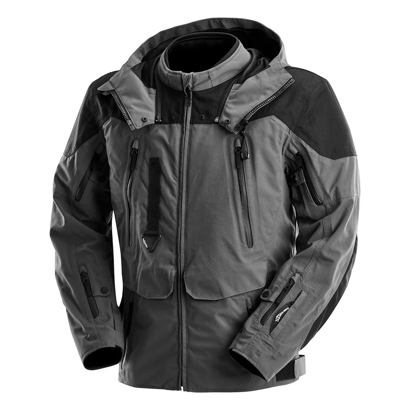 Blouson Moto Homme Furygan KALAHARI Anthracite-Noir — CE AA