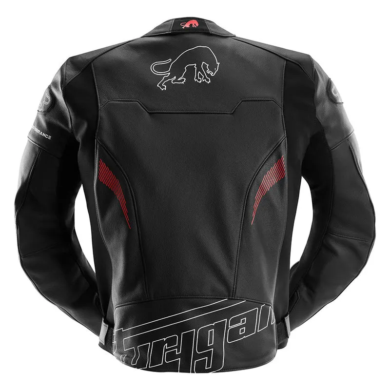 Blouson Moto Sport Technique Furygan HELIX — CE AAA Innovation Noir-Blanc-Rouge