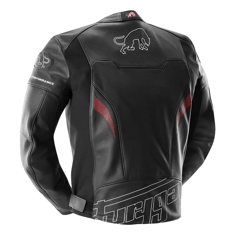 Blouson Moto Sport Technique Furygan HELIX — CE AAA Innovation Noir-Blanc-Rouge