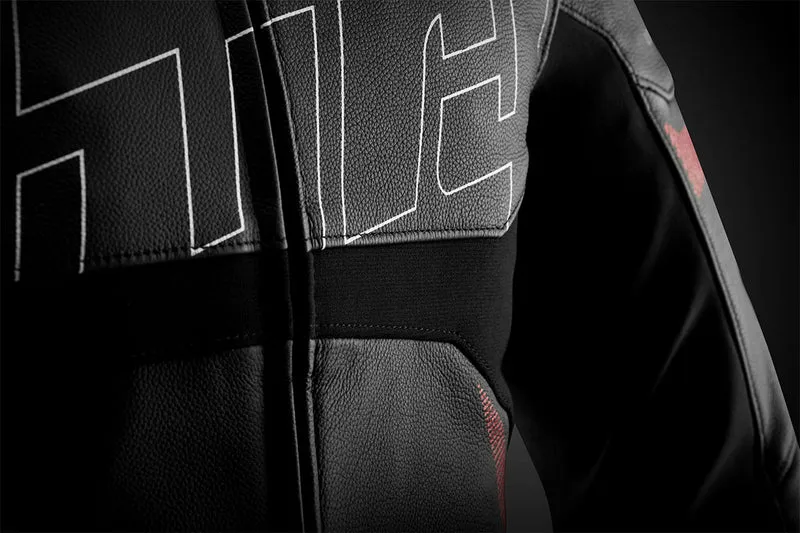 Blouson Moto Sport Technique Furygan HELIX — CE AAA Innovation Noir-Blanc-Rouge