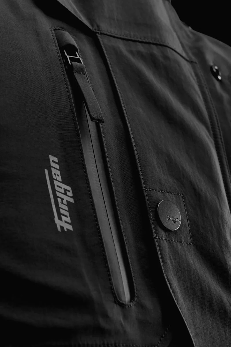 Blouson Moto Homme Furygan HARRIS TROOPER Noir — CE A
