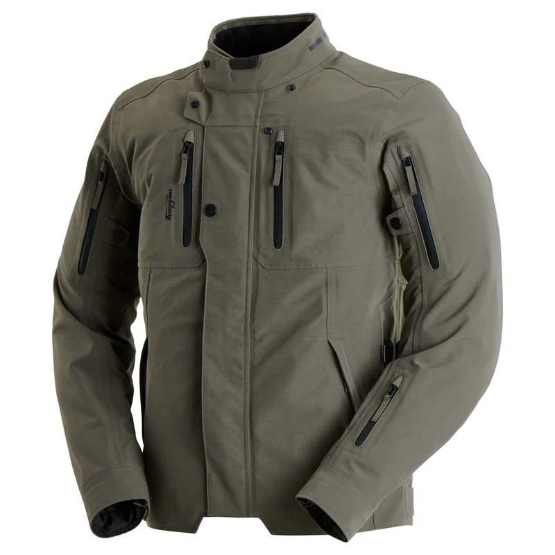 Blouson Moto Homme Furygan HARRIS TROOPER Kaki — CE A