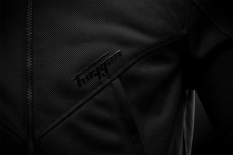 Blouson Moto Homme Furygan EVALD VENTED Noir — CE AA | Été