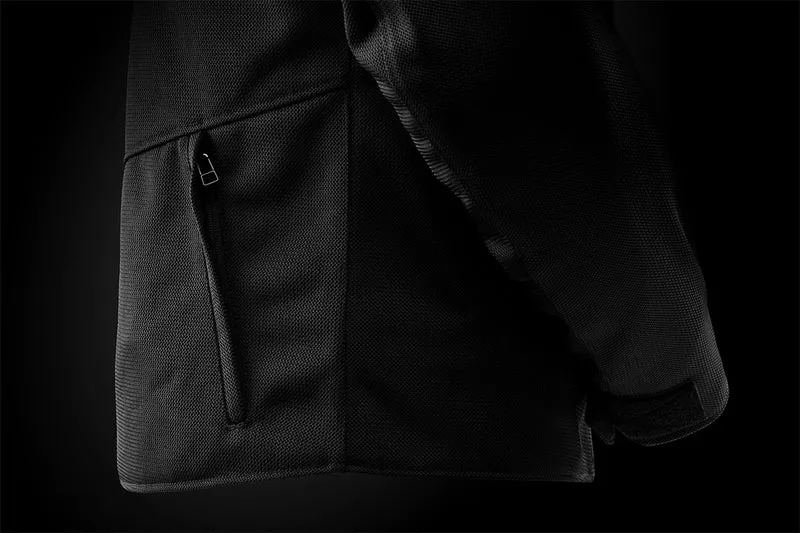 Blouson Moto Homme Furygan EVALD VENTED Noir — CE AA | Été
