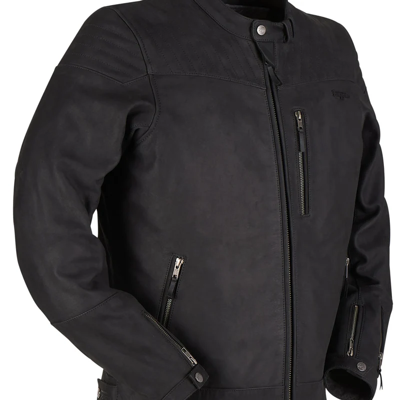 Blouson Moto cuir homme style vintage — CE AA | Furygan CLINT EVO NOir