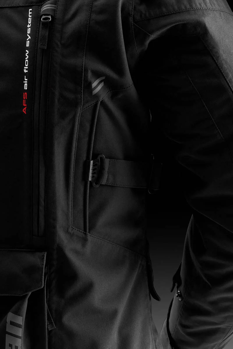 Blouson Moto Homme Furygan CHALLENGER 3C PRIMALOFT® Noir-Rouge — CE AA