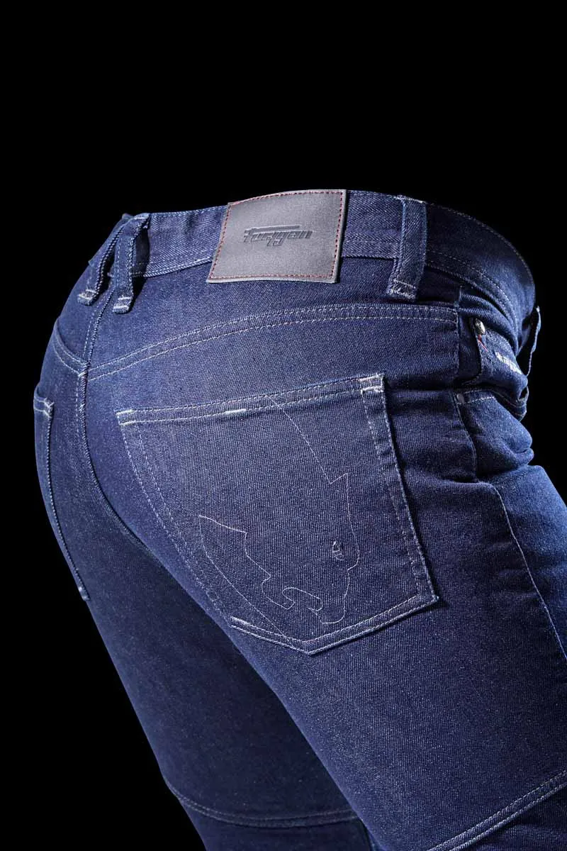 Jean moto été Homme Furygan D03 TAPERED Jean brut — CE A | Été