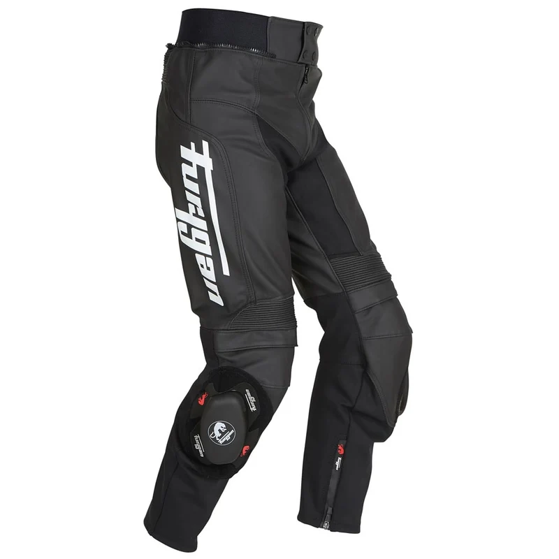 Pantalon Moto Cuir Homme Furygan BUD EVO 3 Noir-Blanc