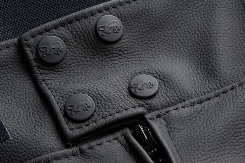 Pantalon Moto Cuir Homme Furygan BUD EVO 3 Noir-Blanc
